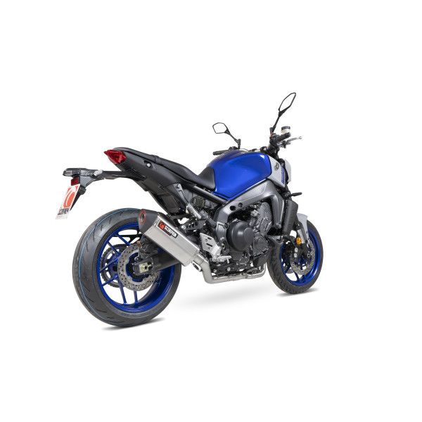 Scorpion Exhaust Yamaha MT-09 2021 - 2023 Serket Full System Brushed Stainless Steel Sleeve